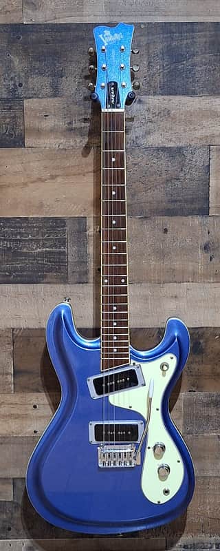 2003 Mosrite "The Ventures" By Aria VCM-65 - Blue Metallic - image 1