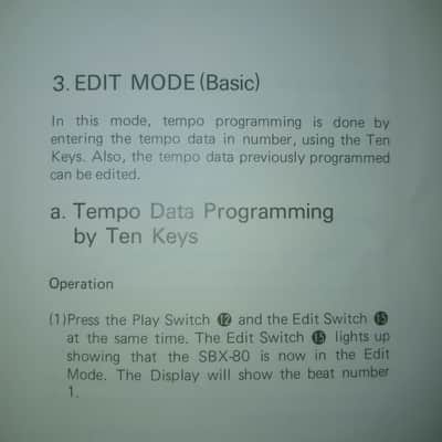 Owner's Manual for Roland SBX-80 Sync Box MIDI SMPTE 1984 image 10