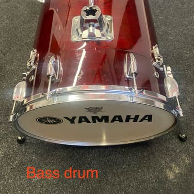 Yamaha Rick Marotta Hip Gig 5 Piece Nesting Drum Kit 2010s - Cherry Red image 9