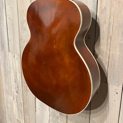 1962 Silvertone H-612  Sunburst, Built in the USA by Kay, Includes Hard Shell Case. Plays Great Ships Fast ! image 11