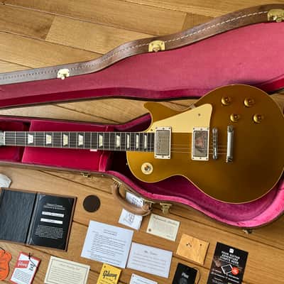 Gibson Custom Shop '57 Les Paul Goldtop Reissue 2019 - Present - Double Gold Dark Back VOS image 18