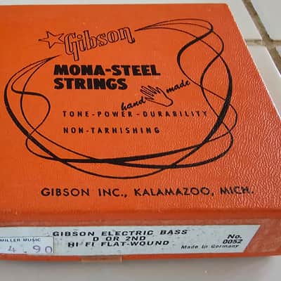 Gibson Mono-Steel Bass Strings 60's #1 image 1