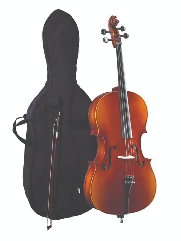 Mint JZ Cello outfits with case and bow 1/4, 1/2, 3/4 and full size image 1