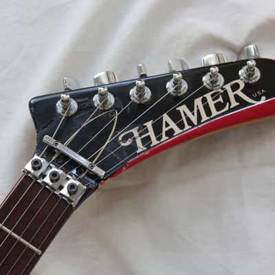 1986 Hamer USA Chaparral Electric Guitar - Red Finish - Rare Mini Toggle Pickup Selectors image 11