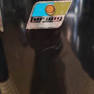 Ludwig Maple 🍁 16x16 Floor Tom 1970's - Black Wrap image 2