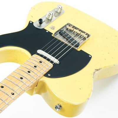 Del Tone 50s T Style Butterscotch Abachi Heavy Aged image 10