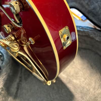 Gretsch 5420TG 50’s Limited Edition CANDY APPLE RED with Gold Hardware Quality USA Upgrades Including TV Jones pickups, wire harness w/ tone & standby switches Grover Imperials, high End Gretsch Bigsby etc. image 15