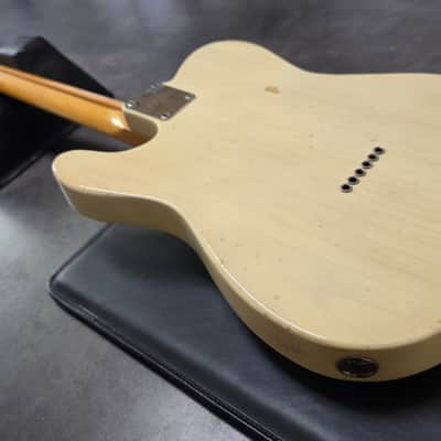 1969 Fender Telecaster Thinline Natural Ash Blonde 60s ARTIST OWNED STAGE PLAYED Road Worn Heavy Relic Aged American Vintage 1960's USA Tele Guitar image 23