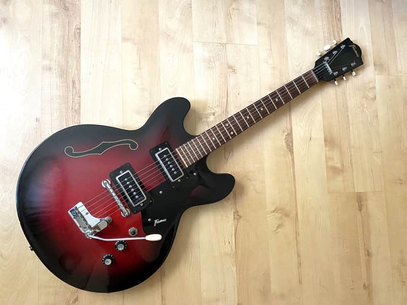 1973 Framus Atlantik Atlantic 6 black rose image 1