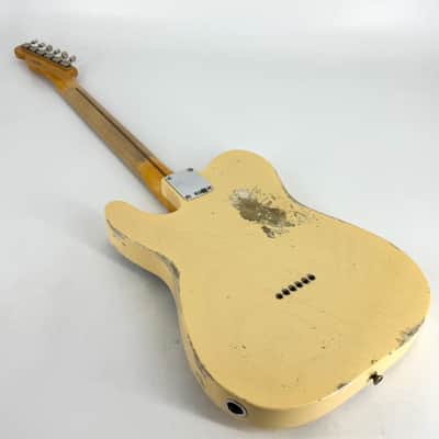 2016 Fender Custom Shop Limited Edition ’51 Telecaster Heavy Relic – Faded Nocaster Blonde image 3