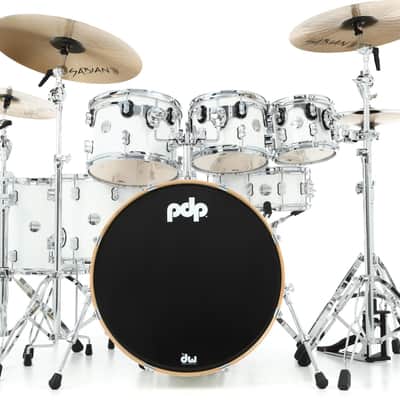PDP Concept Maple 7-piece Shell Pack - Pearlescent White image 1