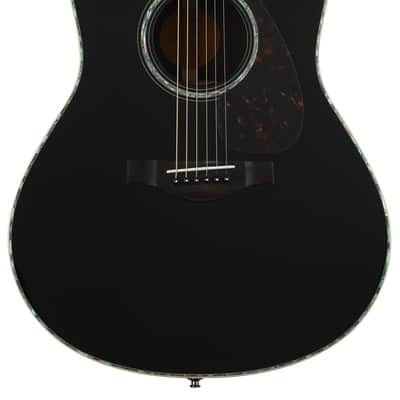 Yamaha LL16D ARE Original Jumbo Acoustic-electric Guitar - Black image 2