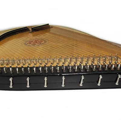 Rare Vintage Ukrainian Bandura with Levers 61 String Professional Folk Musical Instrument Authentic Amazing sound! image 6