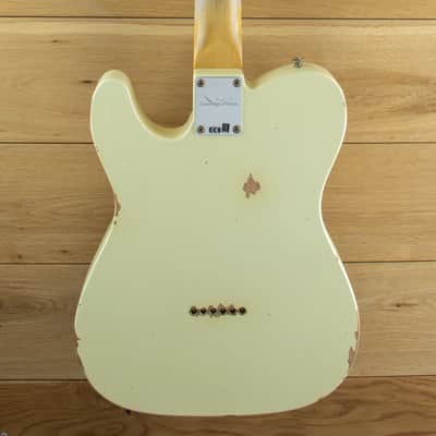 Fender Custom Shop 63 Tele Relic Vintage White CZ584377 image 4