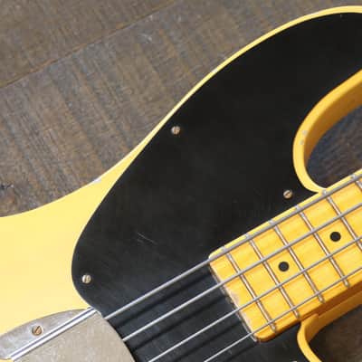 Unplayed! 2021 Fender Limited Edition Custom Shop 1951 Reissue Precision Bass Relic Aged Nocaster Blonde + COA OHSC image 9