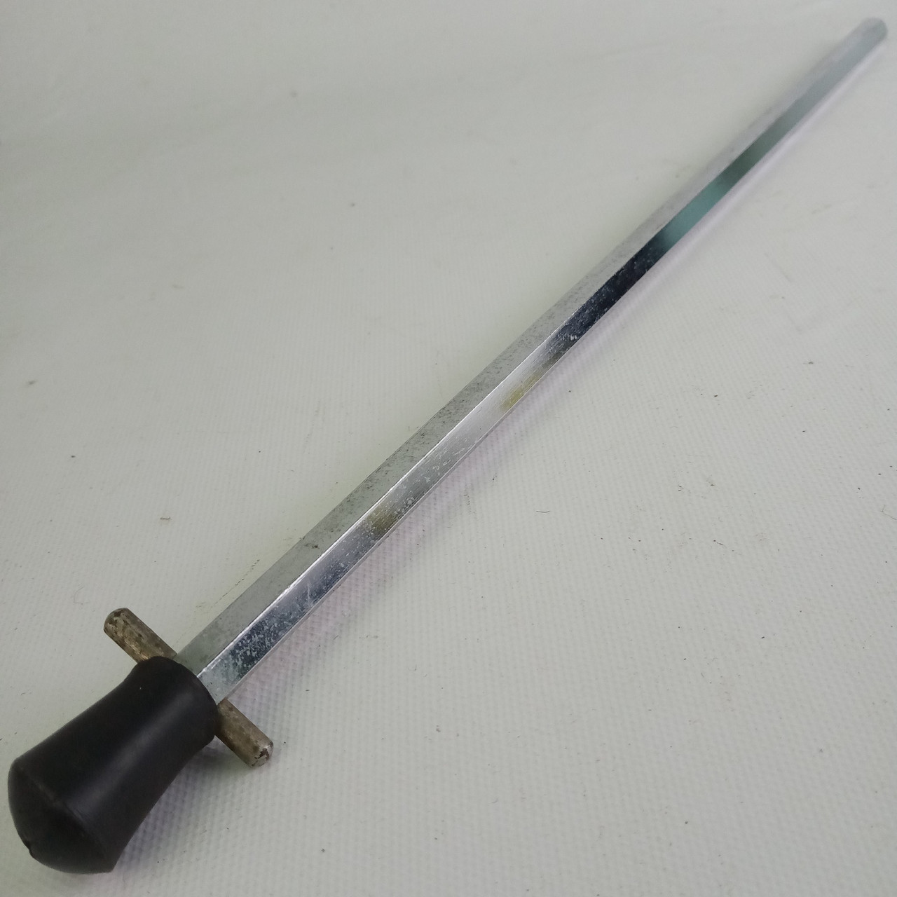 Rogers Hex Spur Bass Drum Leg 14" Chrome Vintage 60s Holiday Cleveland Powertone — main photograph