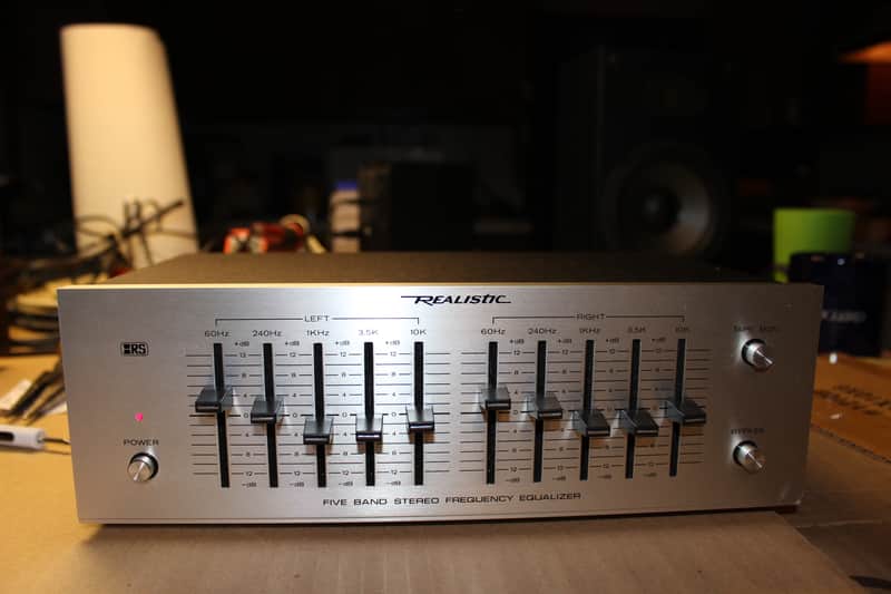 Restored Realistic 31-1988A 5 band Graphic Equalizer imagen 1