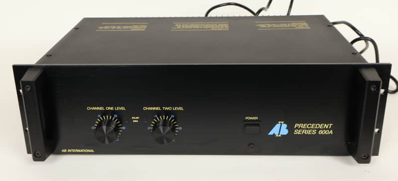 AB International Precedent Series 600 Professional Rack Mount Power Amplifier image 1