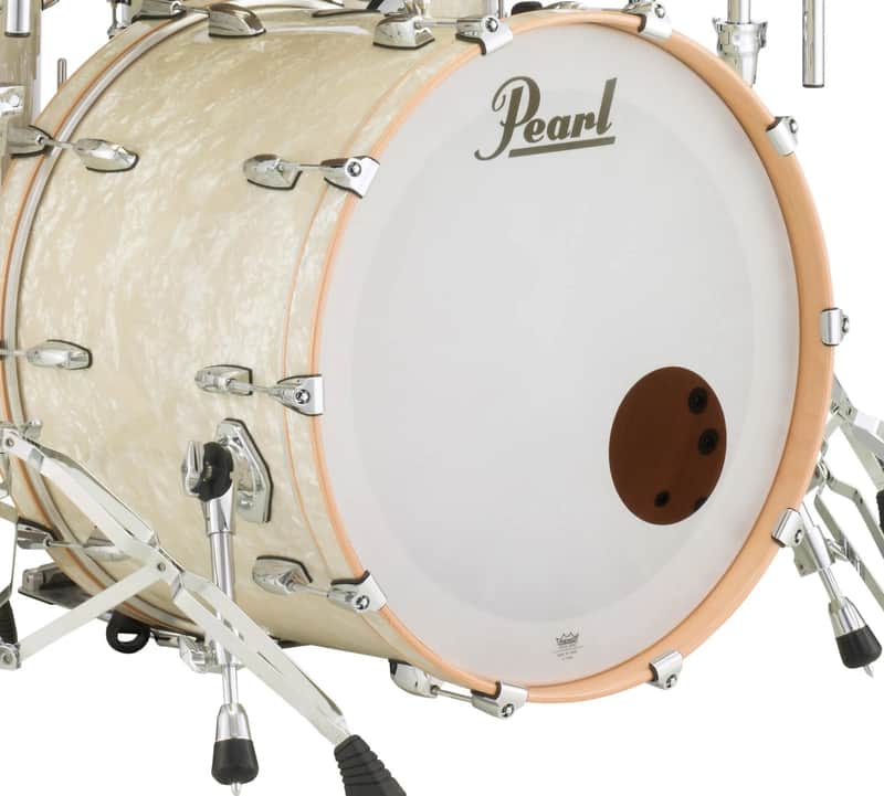 Pearl Session Studio Select Nicotine White Marine Pearl 20x14" Bass Kick Drum Birch/Mahogany Dealer image 1