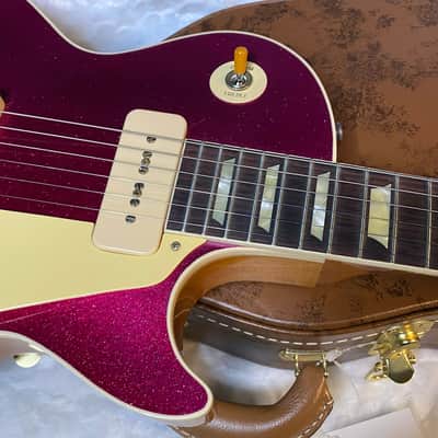 NEW ! Gibson Custom Shop Murphy Lab '56 Les Paul - All Pink Sparkle Reissue - Ultra Light Aged - 8.5 lbs - Authorized Dealer - G05152 image 2