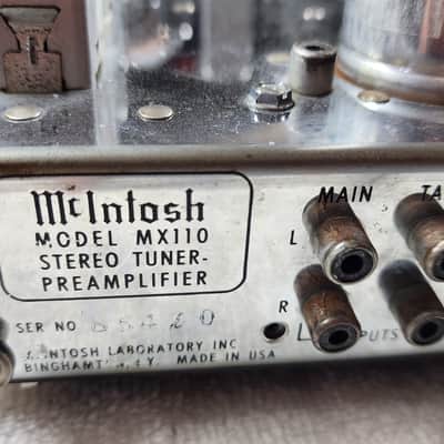 Mcintosh MX110z Tubes PreAmps image 8