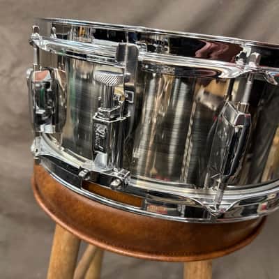 Pearl Steel Snare Drum 5.5" x 13" Brushed Finish image 3