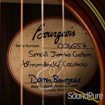 Bourgeois Custom Small Jumbo Acoustic Guitar #6557 - Used image 4
