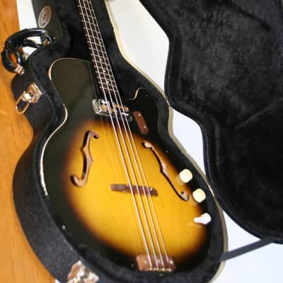 Vintage Harmony H22 electric bass guitar (1960s) -- this is not a reissue! image 4