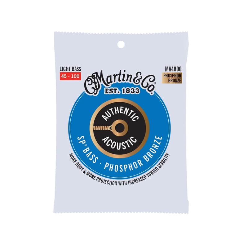 Martin MA4800 45-100 Light Acoustic Bass Strings image 1