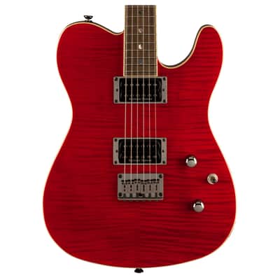 Used Fender Custom Telecaster FMT HH Crimson Red Trans w/ Laurel FB image 1