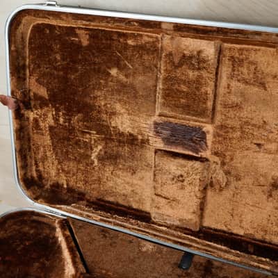 Peavey T-60 Rectangle Case Vintage Black with Orange Liner - also fits T-15, T-25. T-27, T-30, Stratocasters, Telecasters +++ image 5