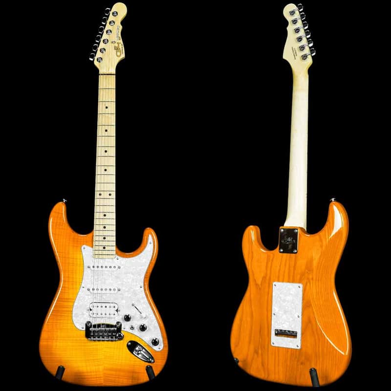 G&L USA Legacy HSS Electric Guitar - Honeyburst image 1