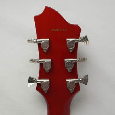 Hagstrom Viking Deluxe - Cherry Sunburst image 6