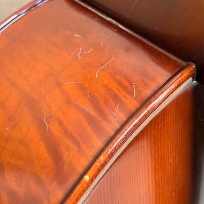 Yamaha VC3 4/4 Cello Outfit 2014 - Natural Poly Varnish (w/ Gig Bag & Bow) image 16