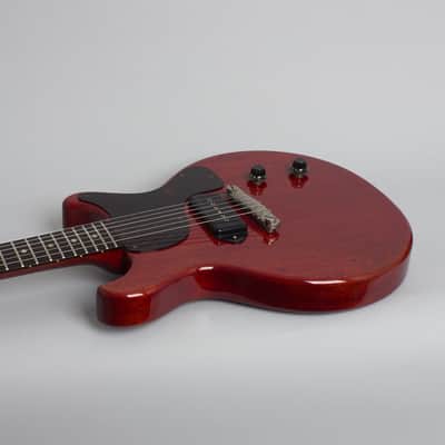 Gibson Les Paul Junior Solid Body Electric Guitar (1960), ser. #0-7205, brown tolex hard shell case. image 7
