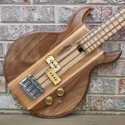 Vintage Late 1970's S. D. Curlee Standard Medium Scale Bass Guitar w/ Fender Gig Bag! image 1
