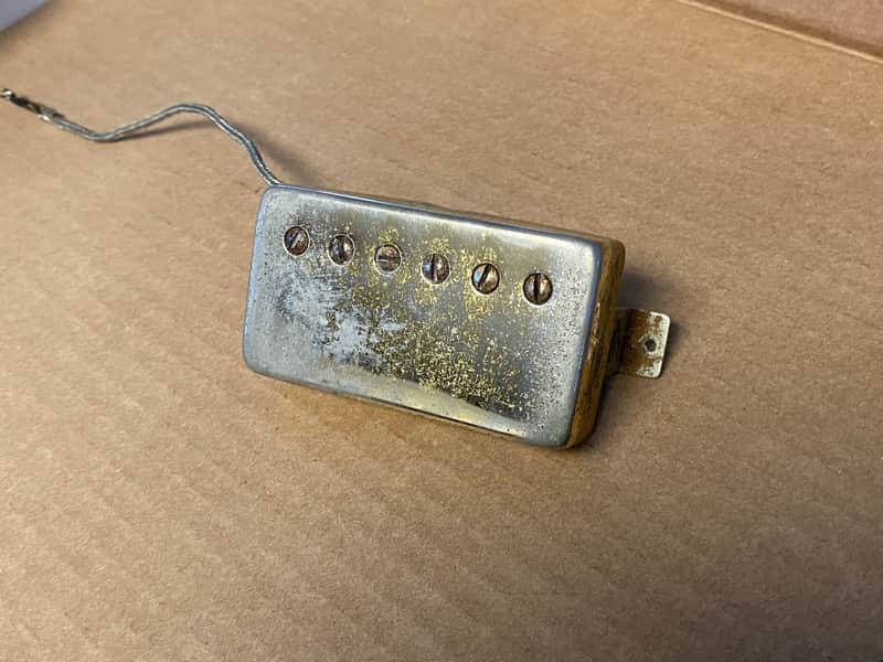 Gibson Vintage 1970 Les Paul Custom Gold Patent Number Pickup ES SG 1971 1972 1973 1974 1970's image 1