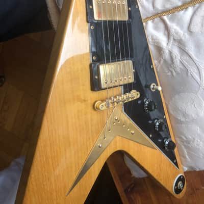 Gibson Flying V 80s reissue heritage - Natural image 11
