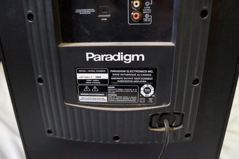 Paradigm サブウーファー　DSP-3200 ver.2 Paradigm サブウーファー DSP-3200 ver.2