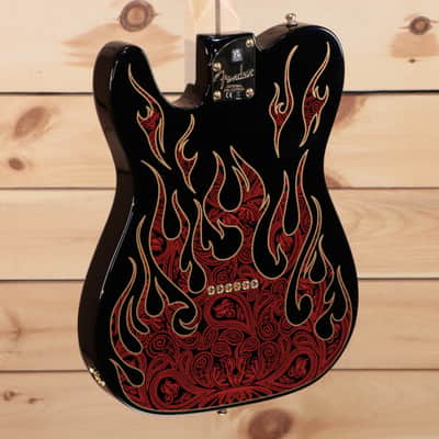 Fender James Burton Telecaster - Red Paisley Flames - US21014478 image 6