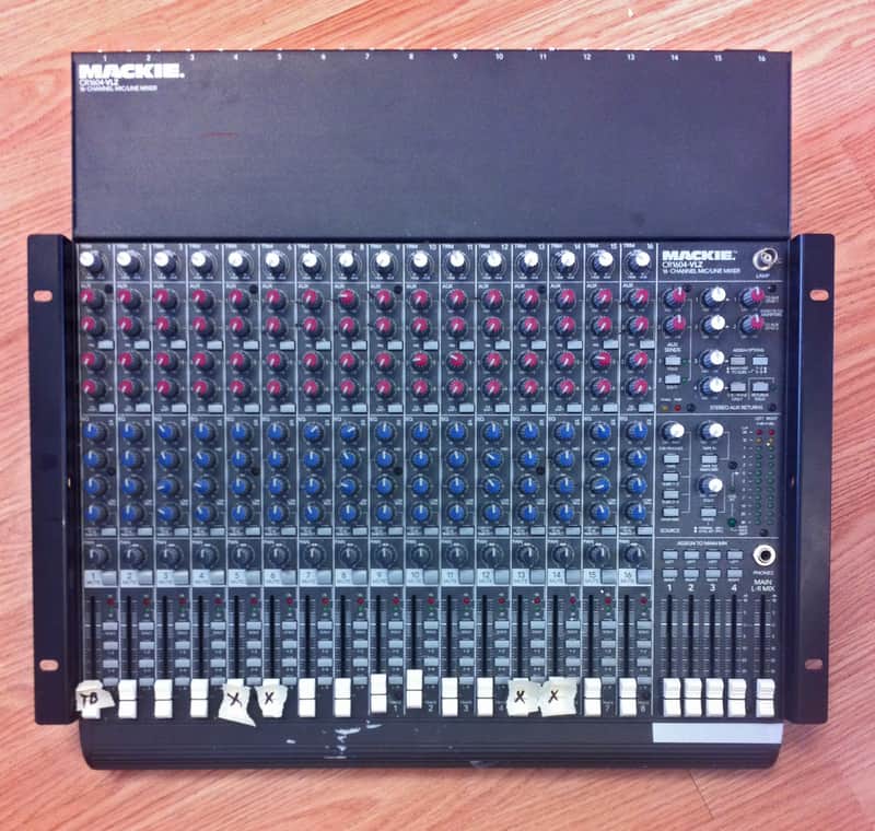 Mackie 1604 VLZ 16 Channel Mixer w/ manual ( needs cleaning) | Reverb