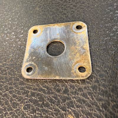 Vintage 1960-1970 Gibson Les Paul Jack Plate - Gold image 5