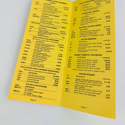 Guild Catalog Price List (Effective June 1, 1973) image 3