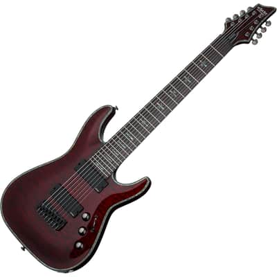 Schecter Hellraiser C-8 Electric Guitar - Black Cherry (103) image 3