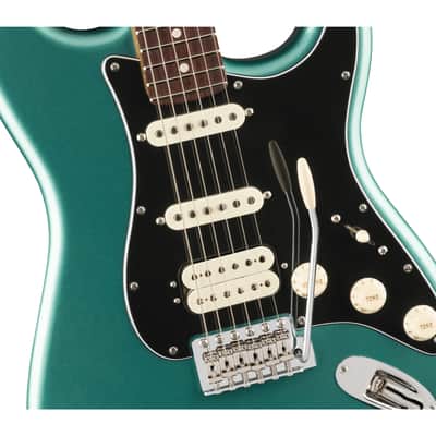 Fender American Professional Classic Stratocaster HSS - Faded Sherwood Green Metallic / Rosewood image 4