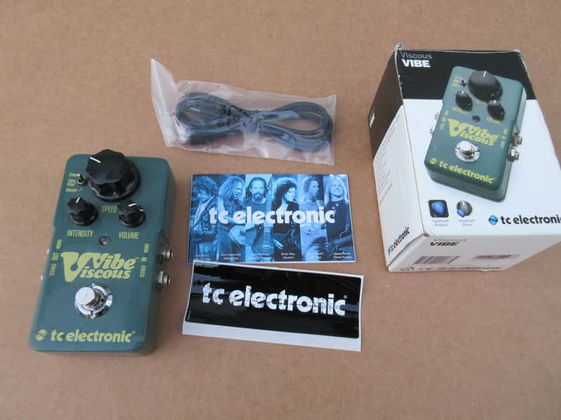 TC Electronic Viscous Vibe Guitar Pedal with Box Manual Cord Etc Univibe Pedal image 1