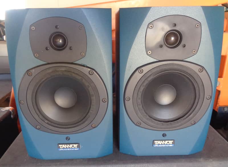 Tannoy Reveal Active near field speakers mid 90's - Blue image 1