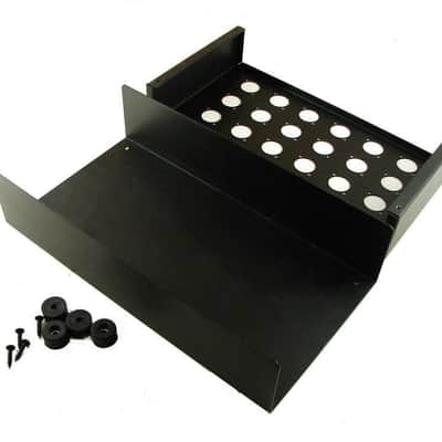 PROCRAFT PB13-24X-BK Steel Project Box 12-7/8" x 6-15/16" x 3"  w/ 24 D punches image 3