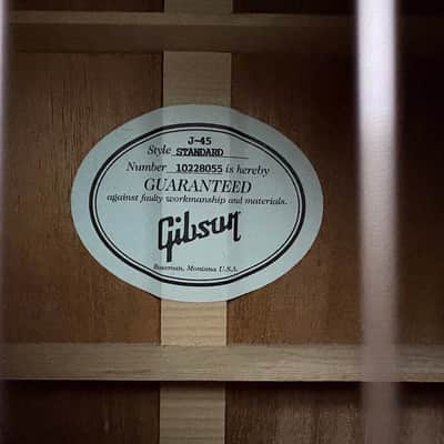 2018 Gibson J-45 Vintage Sunburst with LR Baggs pickup system image 8