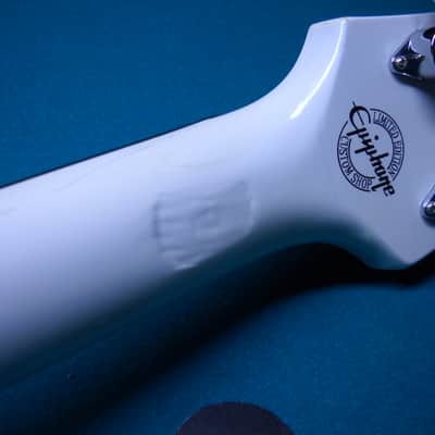 Epiphone SG Limited Edition G-400 Custom Shop White with EMG Pickups image 8